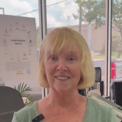 OsteoStrong member Bonnie Johnson - Femoral neck +8.7%, everything improved after 3 years