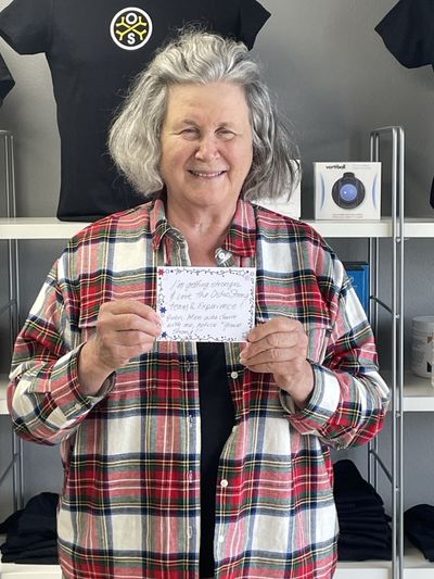 OsteoStrong member Rebecca P. - Getting stronger - even dance partners notice