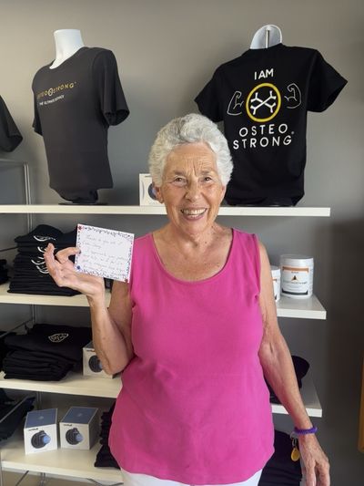 OsteoStrong member Susan B. - Feeling stronger, one week at a time