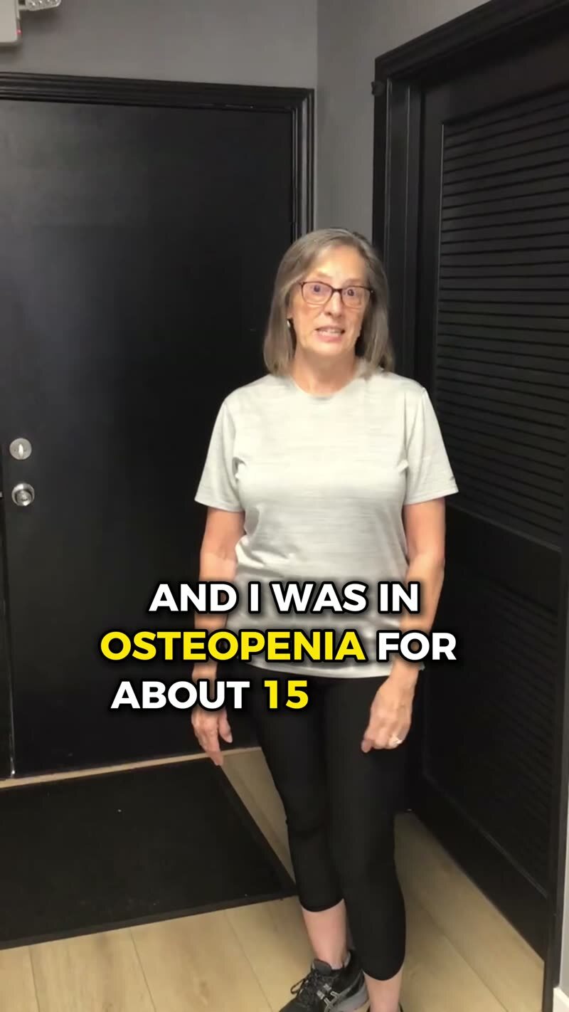 Marjorie, OsteoStrong Austin member: Bone density now normal after 15 years osteopenia